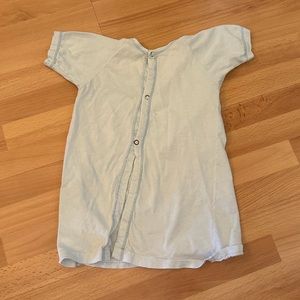 Vintage snap closed baby gown